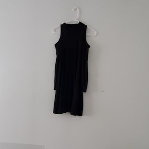 Selling a mid length black dress